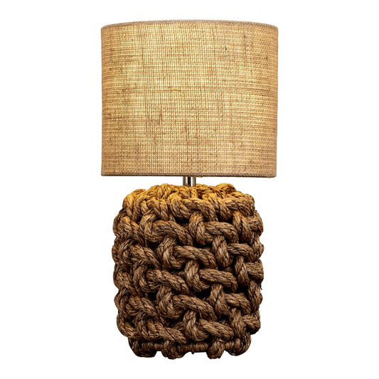 nautical lamp|rope lamp|knotted lamp|knotted rope lamp|coastal lamp|ocean lamp