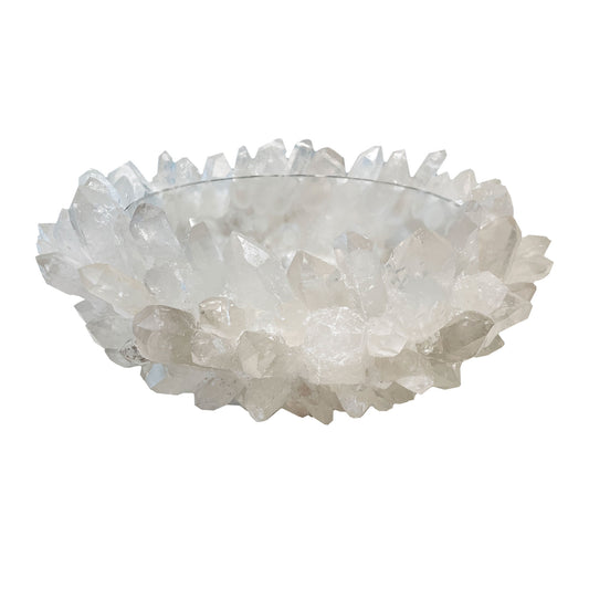 Clear Quartz Crystal Bowl