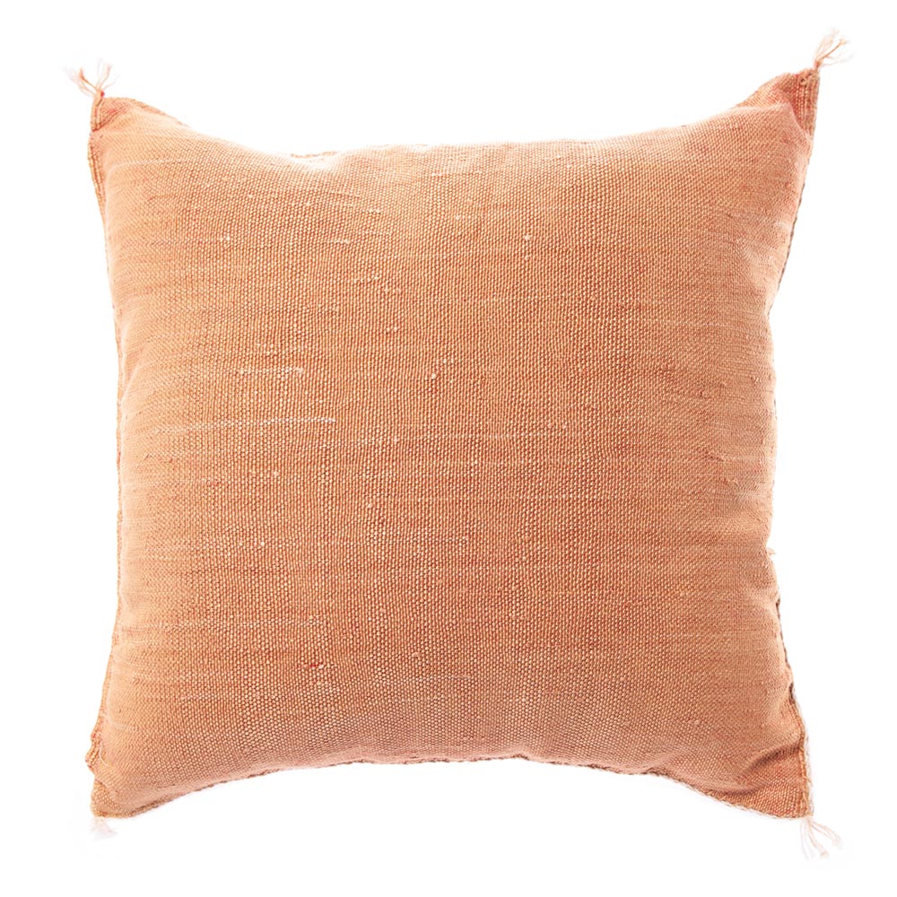 Orange Moroccan cactus silk pillows sabra pillows sabra silk pillows Moroccan imported pillows