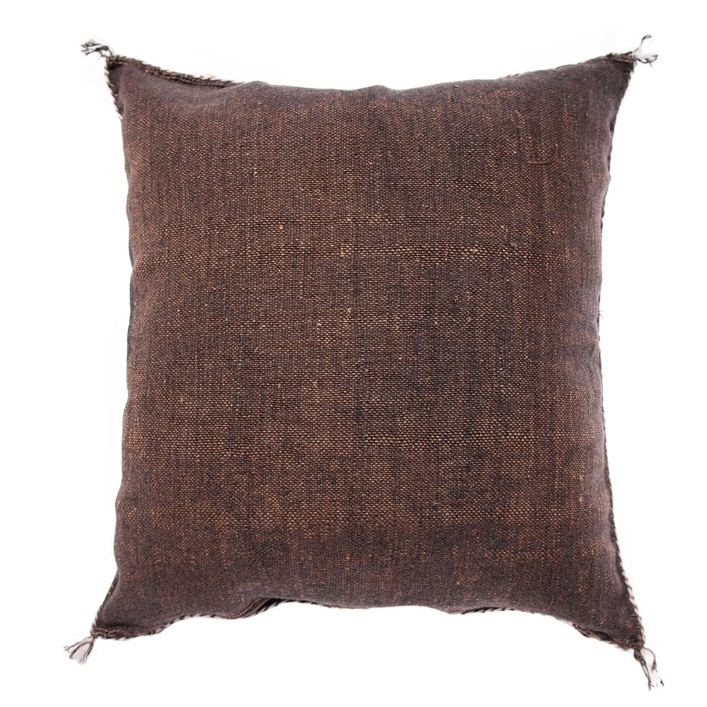 Black Moroccan cactus silk pillows sabra pillows sabra silk pillows Moroccan imported pillows