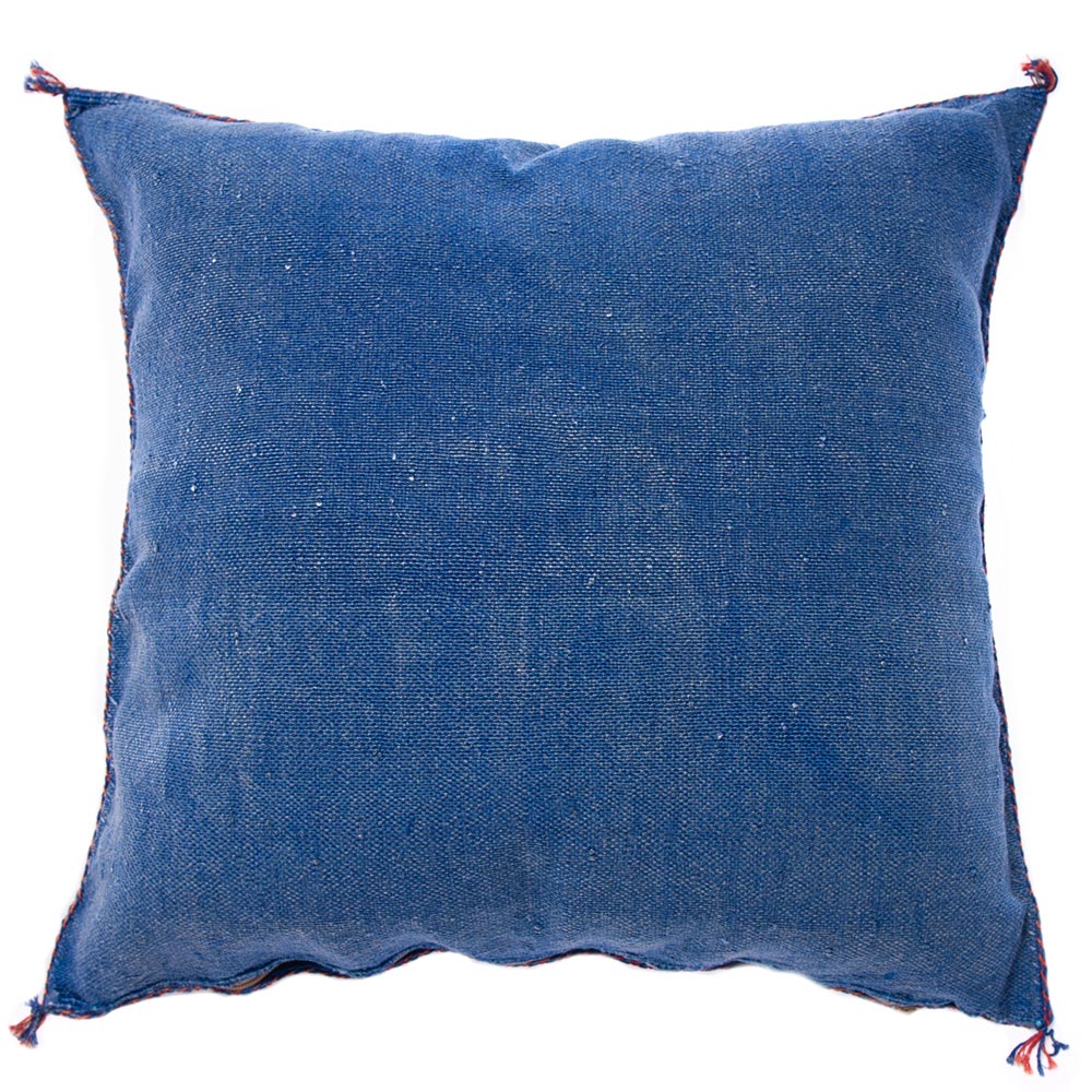 Blue Moroccan cactus silk pillows sabra pillows sabra silk pillows Moroccan imported pillows