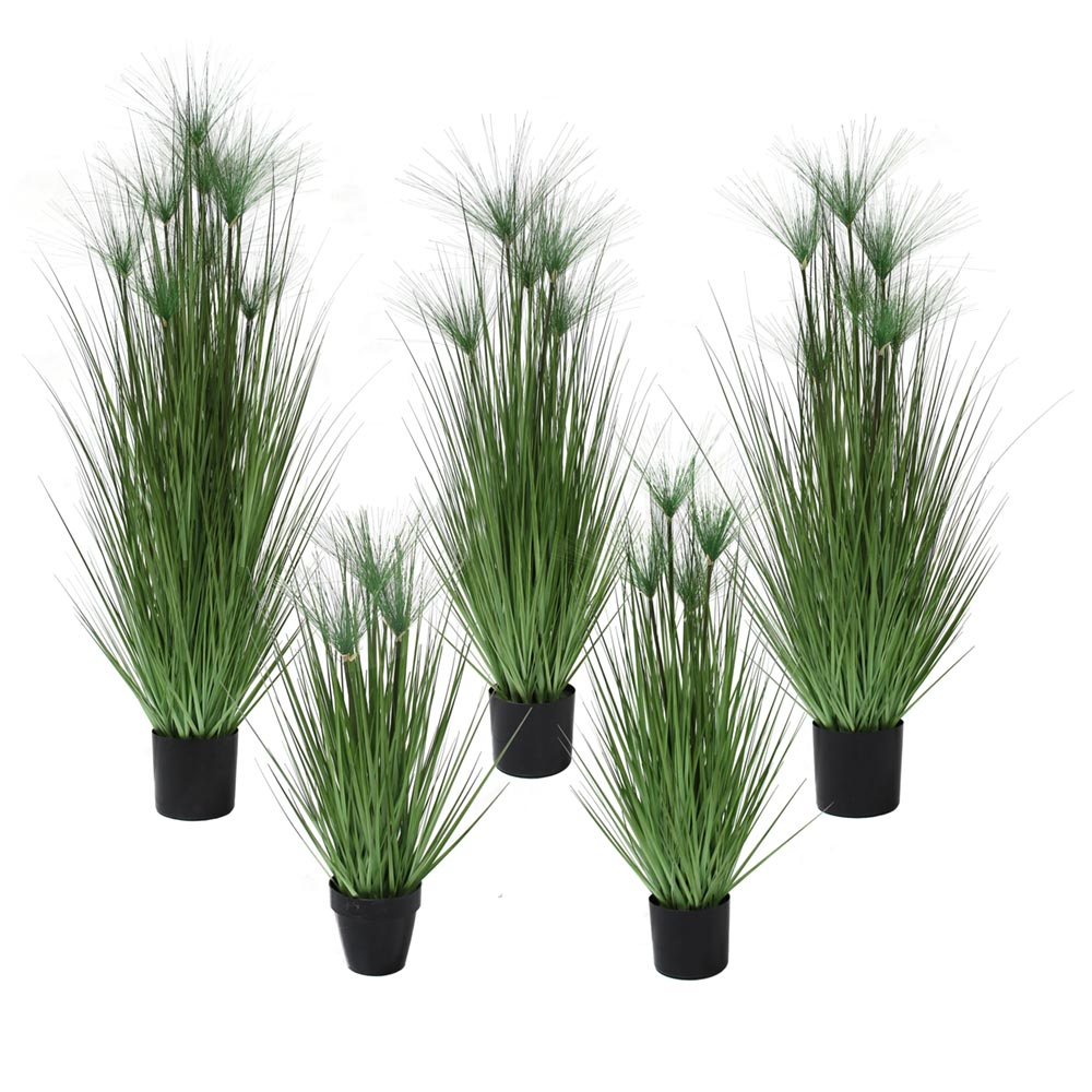 artificial grass plant tall faux grass papyrus grass