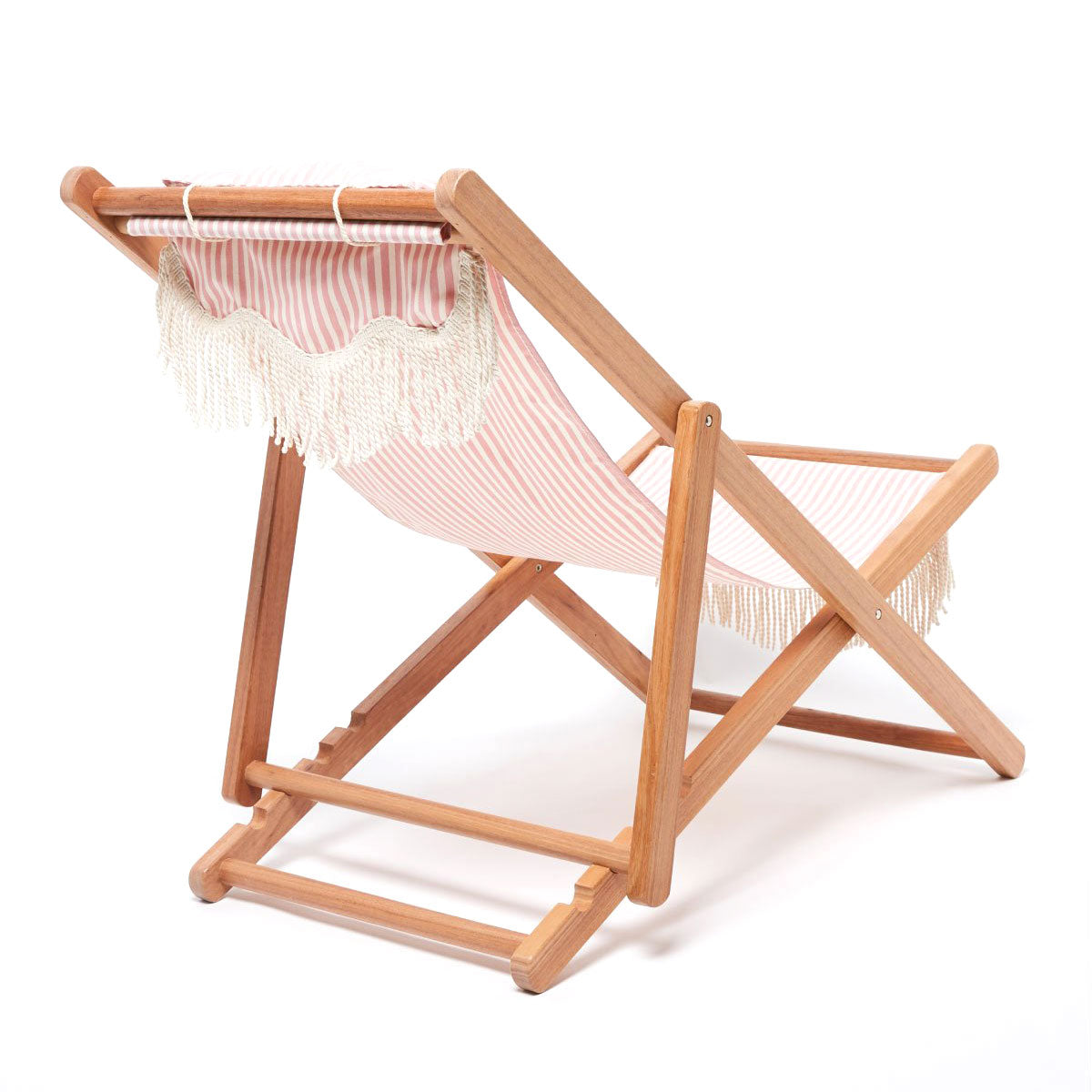 Pink Pinstripe Sling Chair