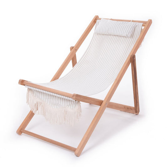 Sage Pinstripe Sling Chair