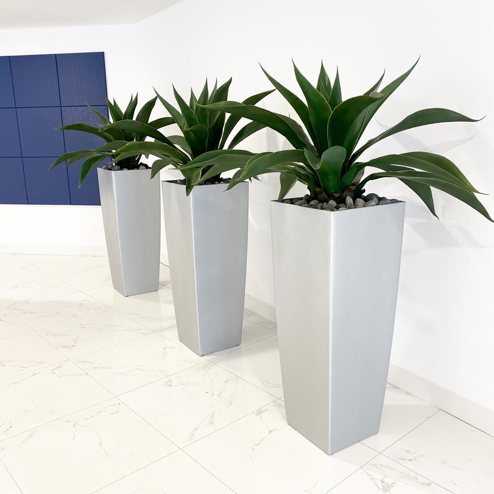 faux agave for condo lobby faux aloe plants for commercial building