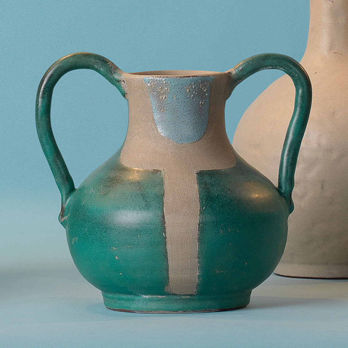 Atsina Two Handled Vase