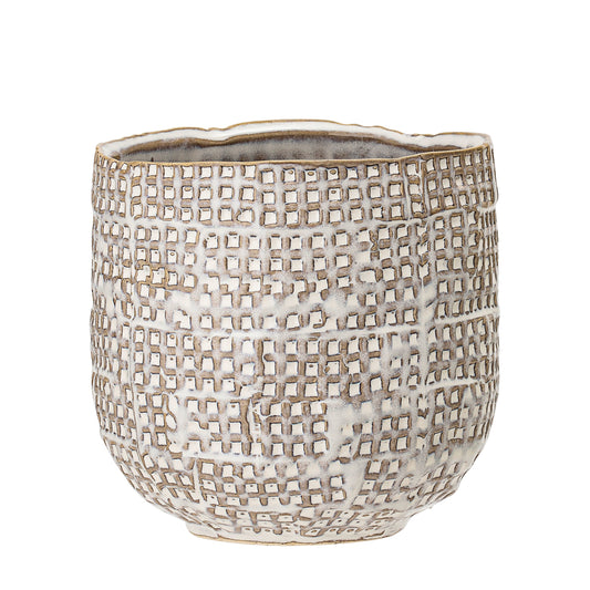 Block Stamped Pot