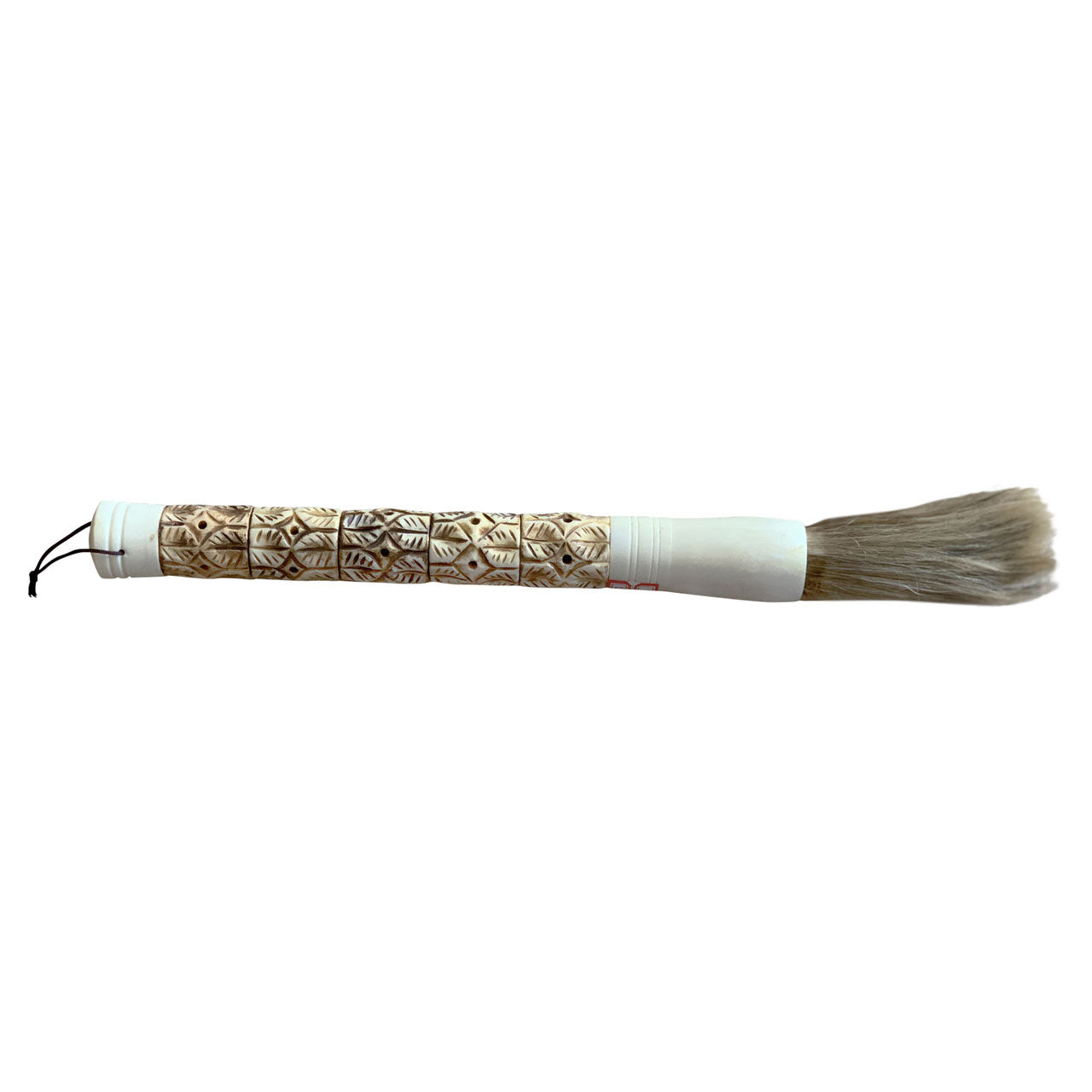 Calligraphy Brush "Feather" - Carved Bone