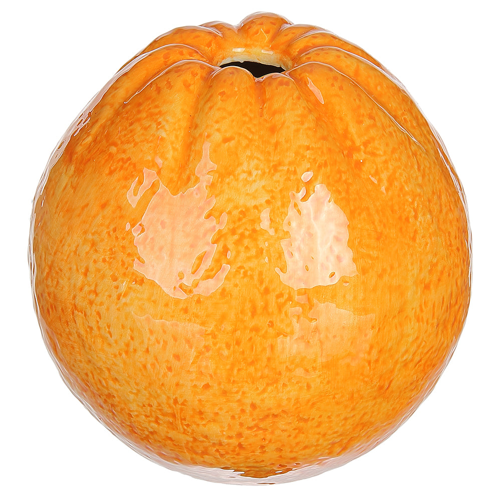 Ceramic Orange Vase