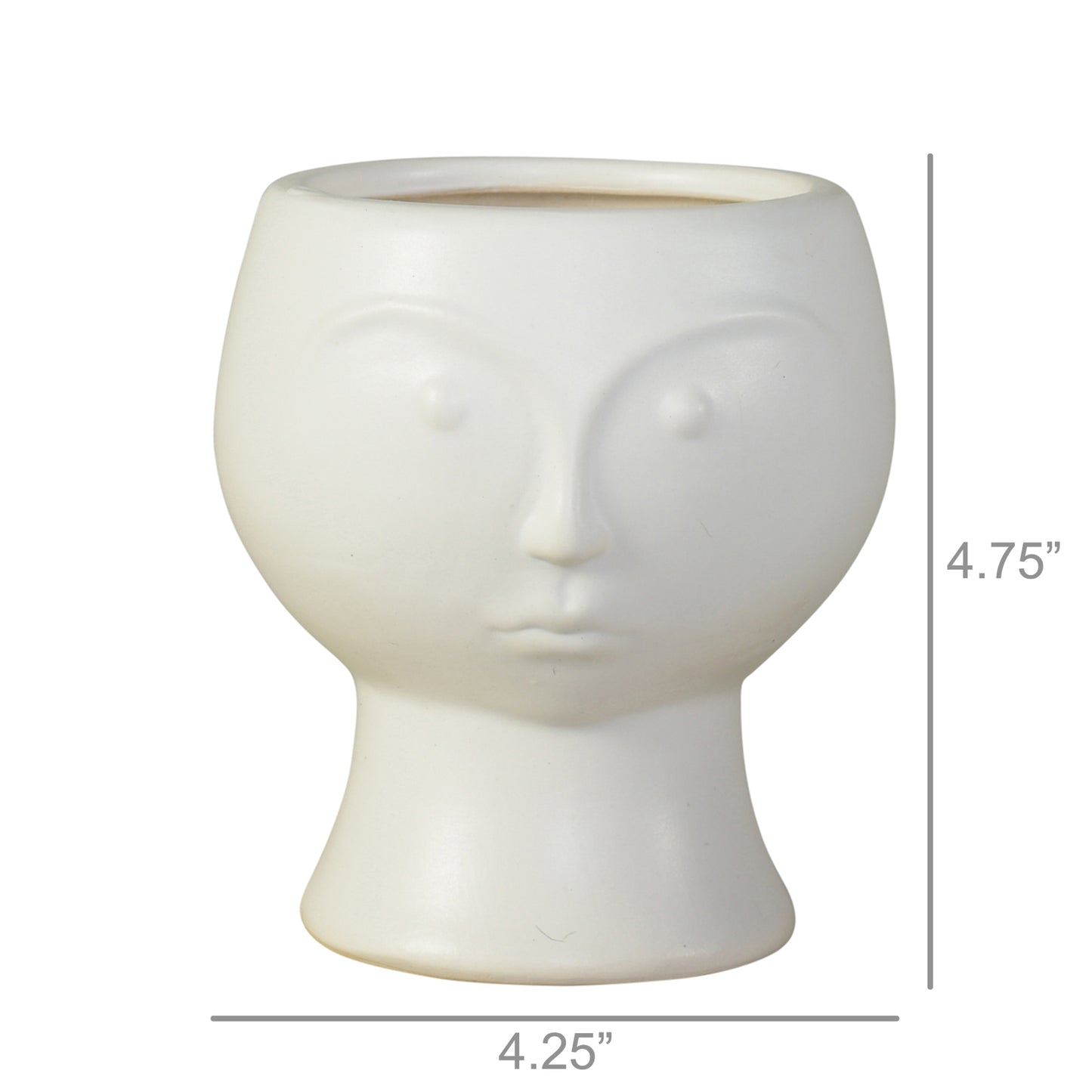 Curly Face Vase
