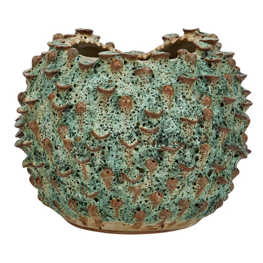 Enoki Vase Green Lava