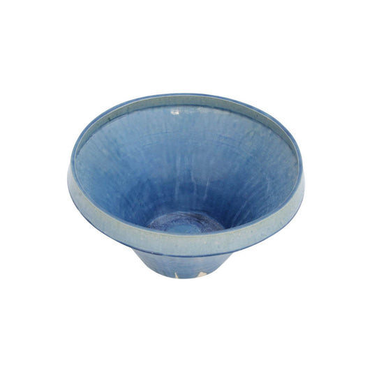 Hirogata Low Bowl - Blue