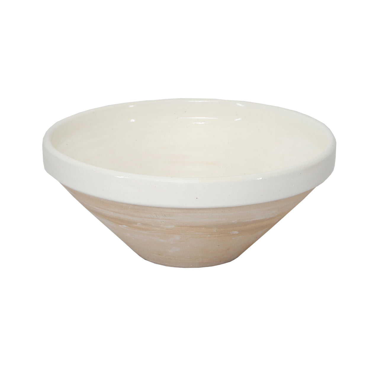 Hirogata Low Bowl - White