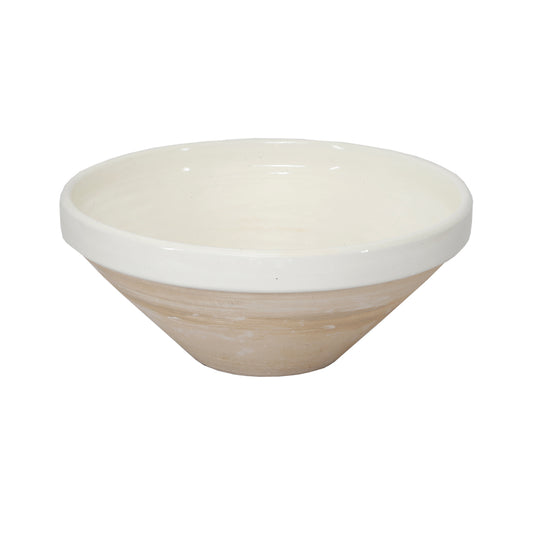 Hirogata Low Bowl - White