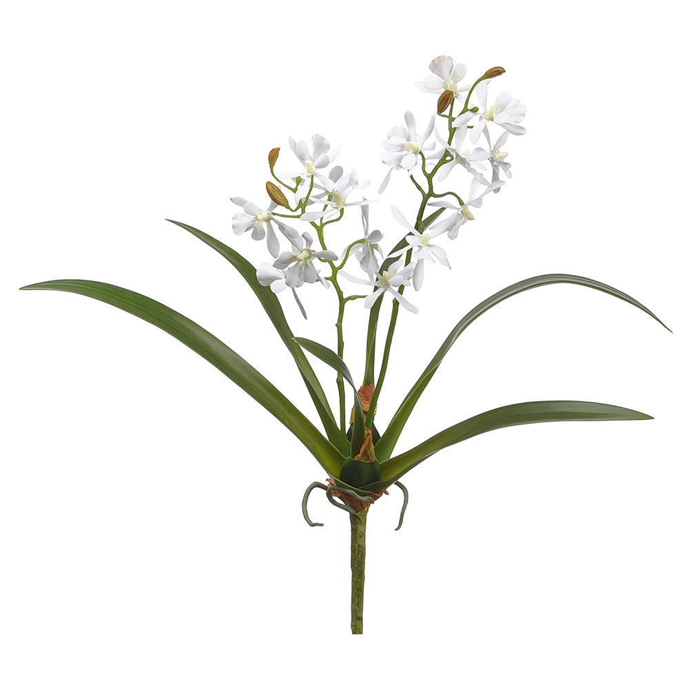 faux butterfly orchid, white butterfly orchid, tiny faux orchid, mini faux orchid