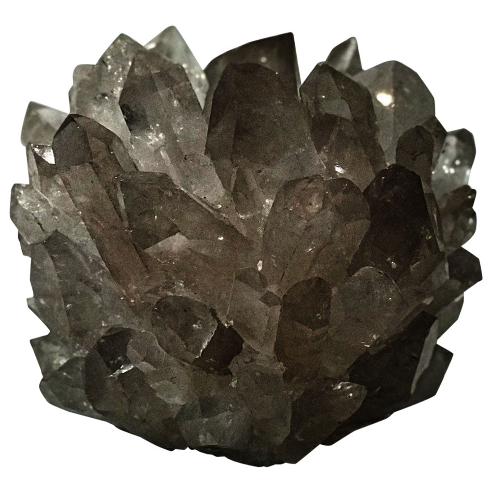 Smoky Quartz Crystal Votive