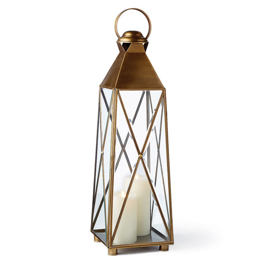 nautical brass Lantern brass candleholder brass hurricane metal nautical glass lantern