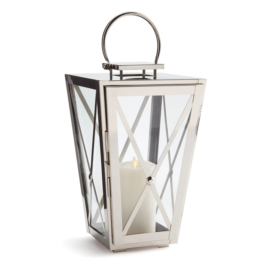 Metal Lantern metal candleholder metal hurricane metal luminary glass lantern