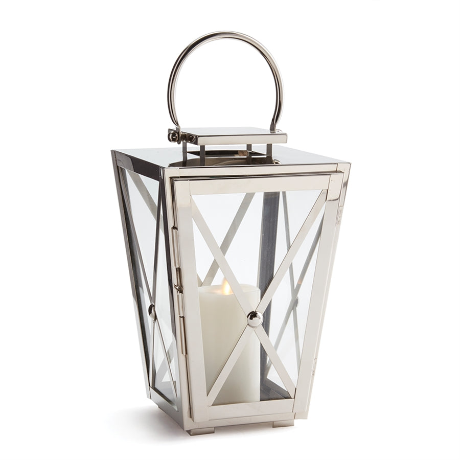 Metal Lantern metal candleholder metal hurricane metal luminary glass lantern