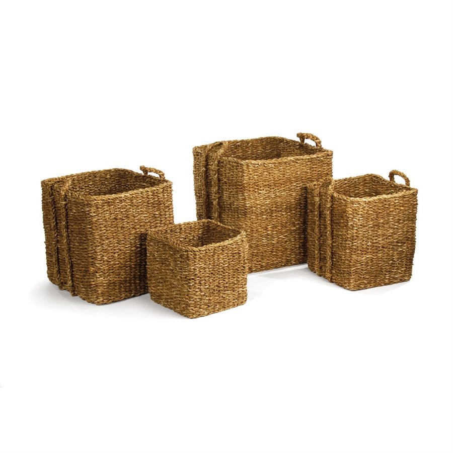 Woven seagrass basket oversized basket with handles extra large seagrass basket