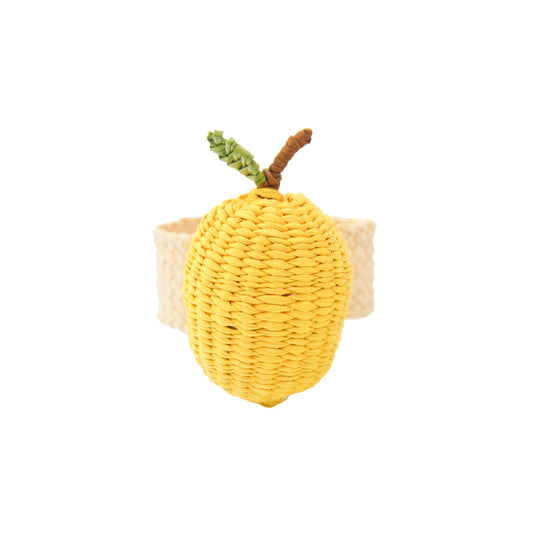 Lemon Iraca Napkin Ring