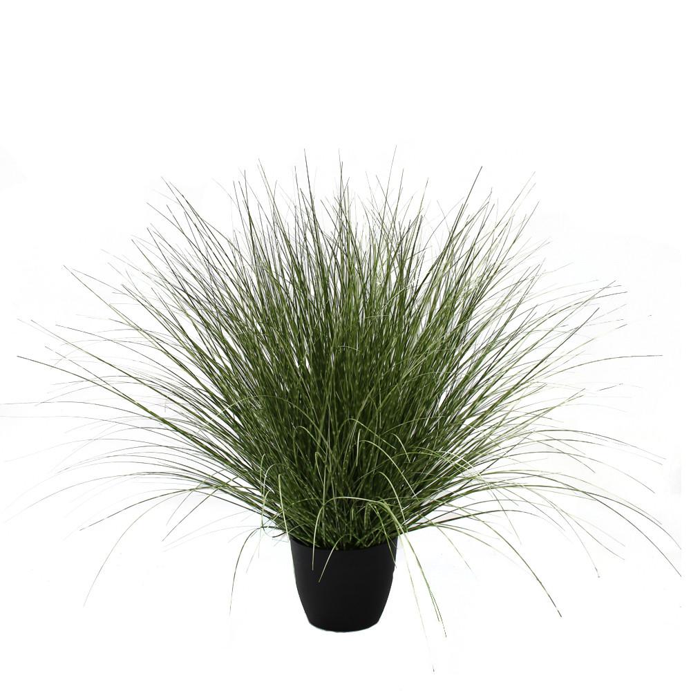 Artificial Grass Plant Potted Spotted river grass – Palm Bungalow