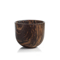 Zebra Mango Wood Tall Bowl
