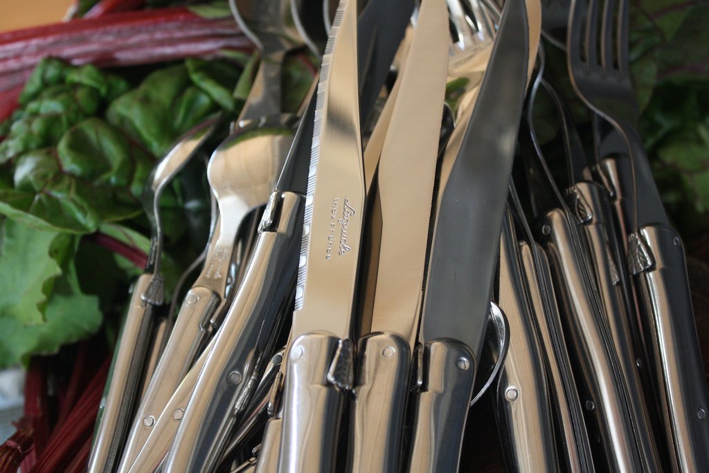 Laguiole Stainless Steel Flatware (Set of 24)