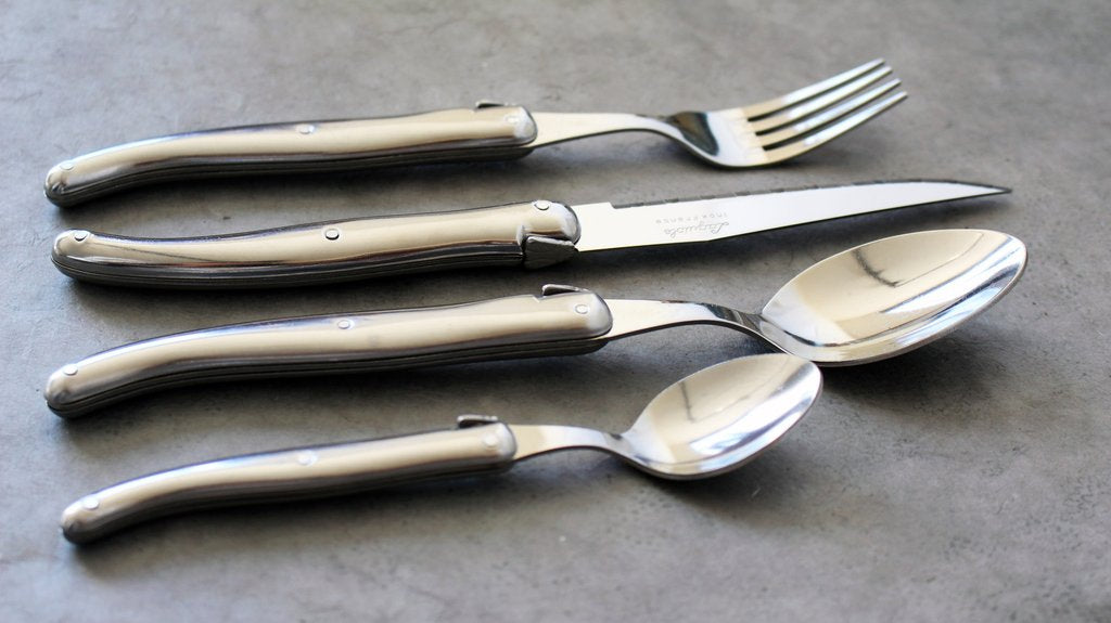Laguiole Stainless Steel Flatware (Set of 24)