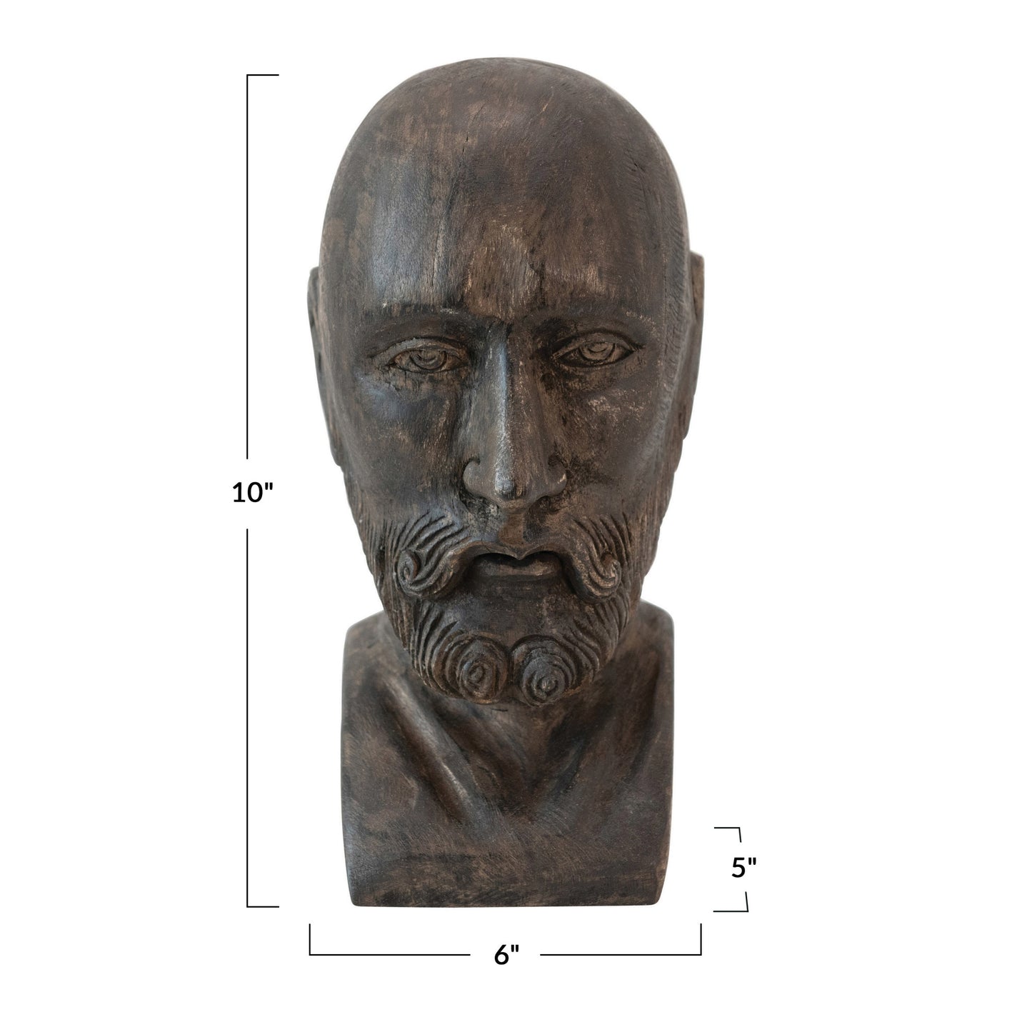 Hand-Carved St. Francis Bust