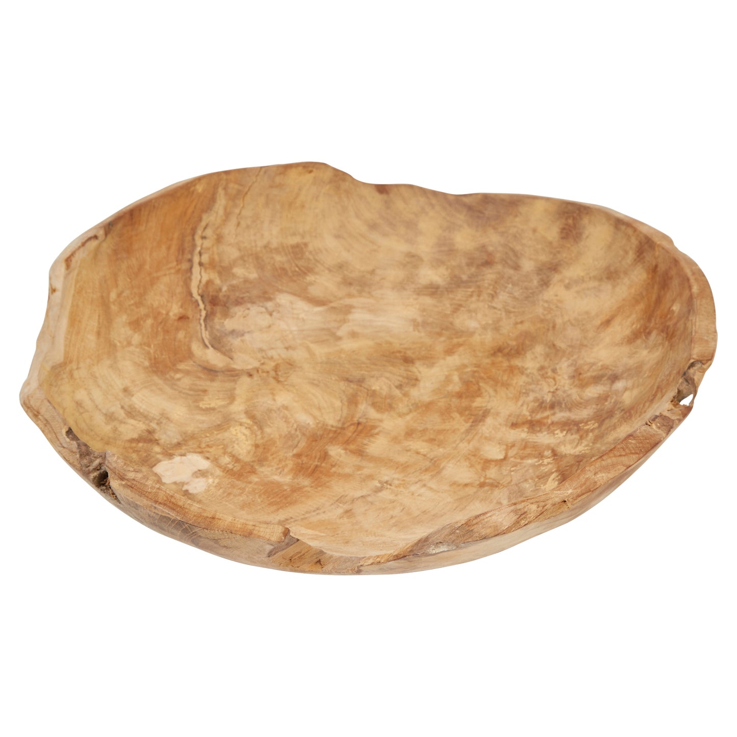 Teak Round Bowl