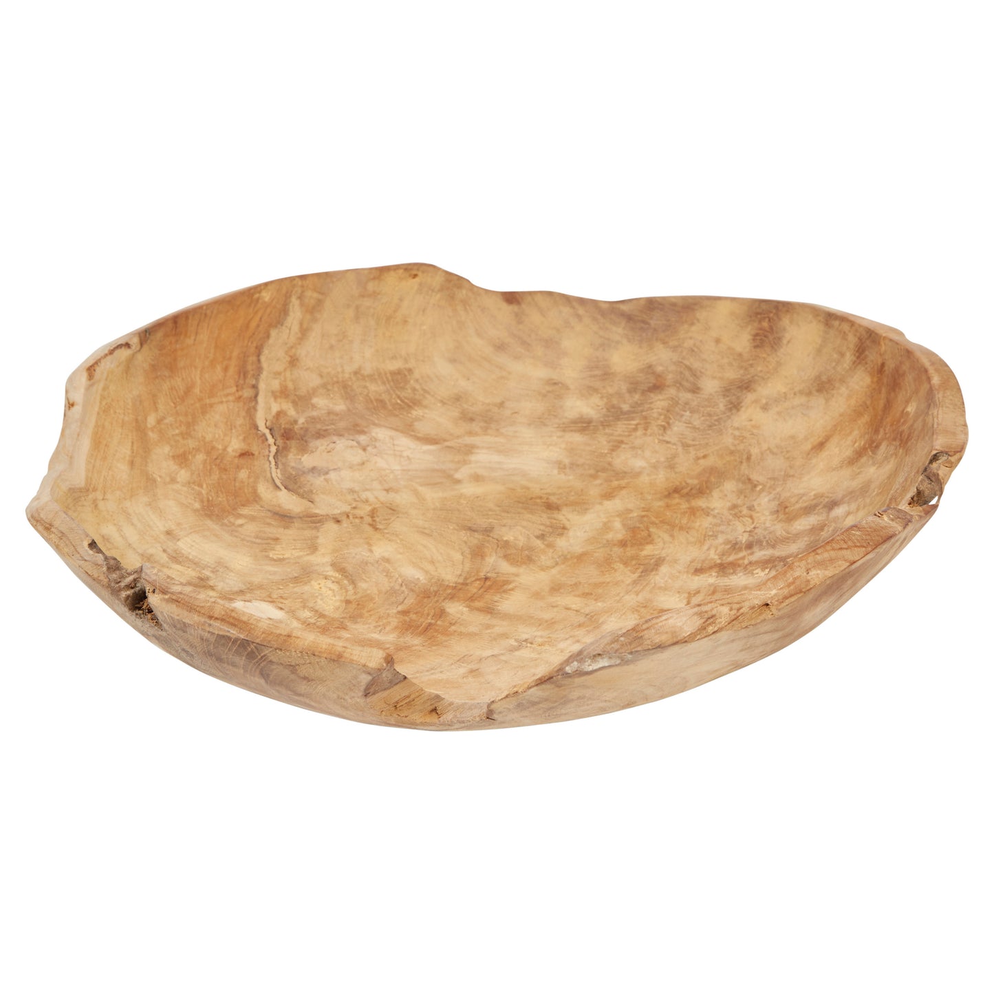 Teak Round Bowl