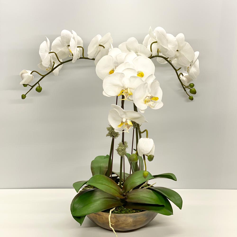 Faux phalaenopsis orchid best artificial orchid arrangement premium quality faux orchid