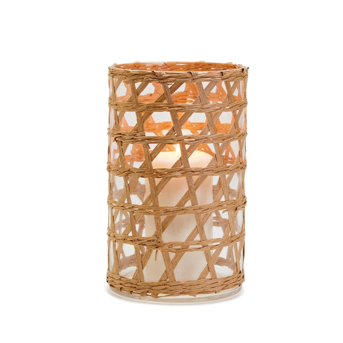 Wrapped Raffia Vase